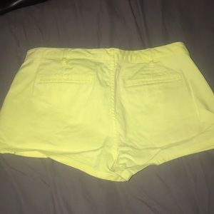 Express Shorts - Express yellow shorts Express Shorts - Express yellow shorts